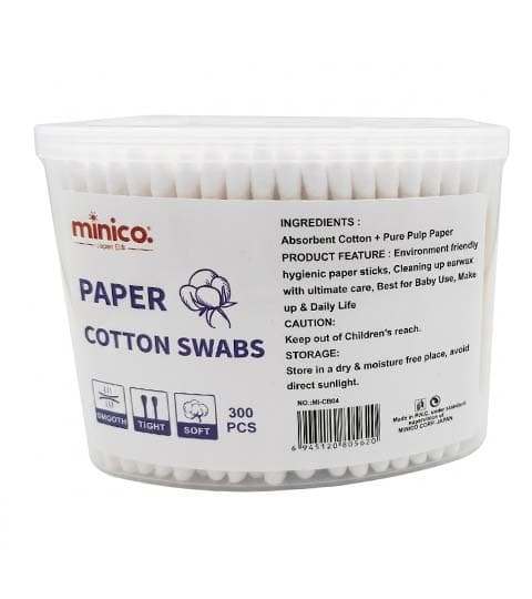 Minico Cotton Buds 300 Pcs MI-CB04