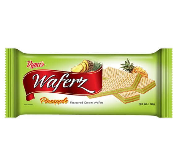 Dynas Cream Filled Wafer Biscuit 100g – Crispy & Delicious Snack