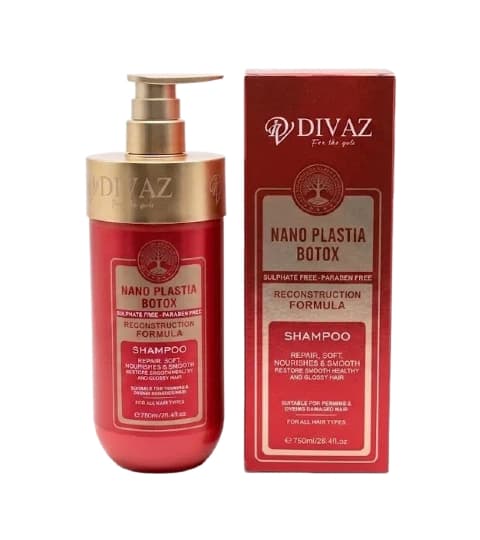 Divaz Nano Plastia Botox Shampoo 750ml