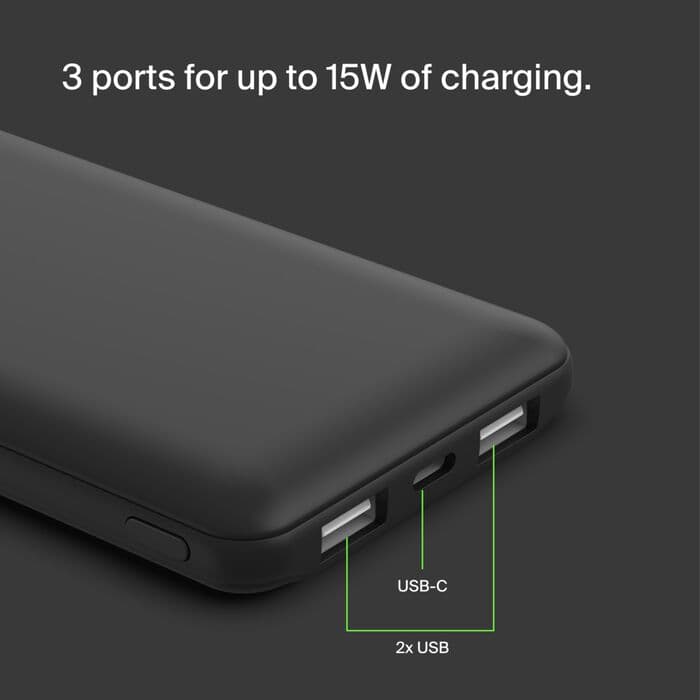 Belkin belkin Power Bank – BoostCharge 10KmAh 15W TYPE-C – BLK BPB011btBK electronics — thumbnail 5 of 10