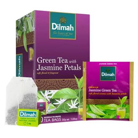 Dilmah Dilmah Green Tea Bags with Jasmine Petals | Premium Natural Green Tea daily essentials & lifestyle — image 1 of 10