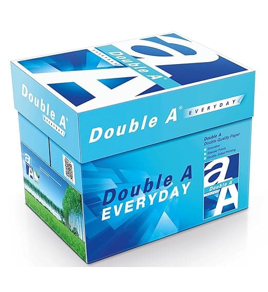 No Brand Double A A4 Paper 75 GSM - Box of 5 Reams (500 Sheets Each) Premium Copy Paper stationary, toys & sports — thumbnail 4 of 7