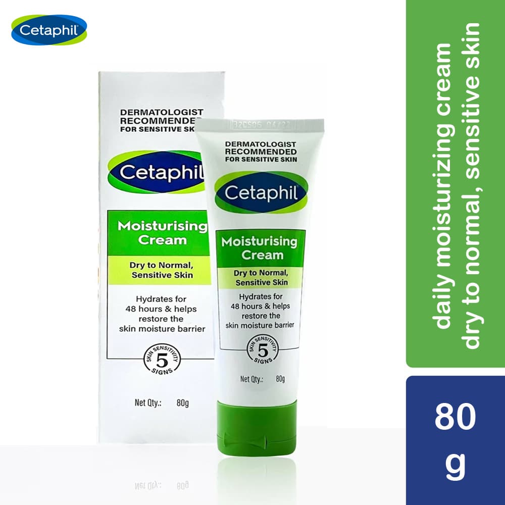 Cetaphil Cetaphil Moisturizing Cream for Dry to Normal Skin 80g daily essentials & lifestyle