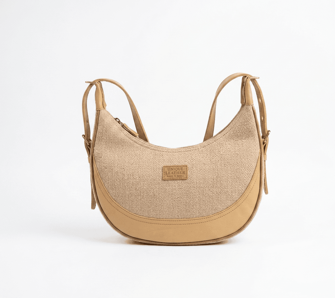 Half-Moon-Shaped Shoulder Bag for Women