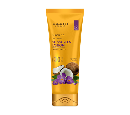 Vaadi Organics - Sunscreen Lotion SPF-30 with Lilac Extract (110 ml) - VH0486