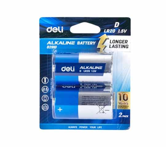 Deli Alkaline Battery E82910 Long Lasting Power for Remote, Toys & Devices