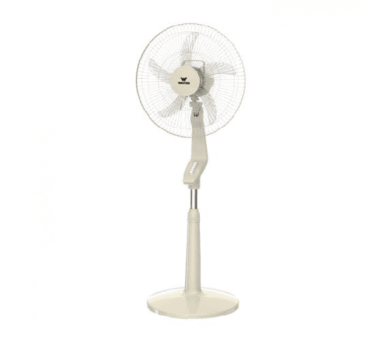 Walton WPF18OA-PBC 18 Inch Pedestal Fan | Powerful Airflow, Adjustable Height & Oscillation