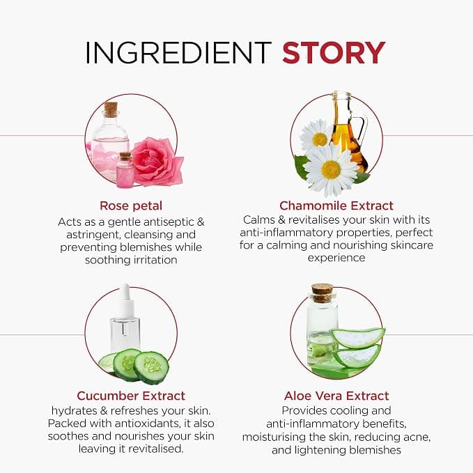 No Brand Oshea Herbals Rosefresh Toner 120ml | Refreshing Rose Face Toner for Hydrated & Glowing Skin daily essentials &… — thumbnail 6 of 8