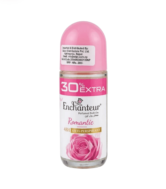 Enchanteur Romantic Roll-On Deodorant for Women 65ml