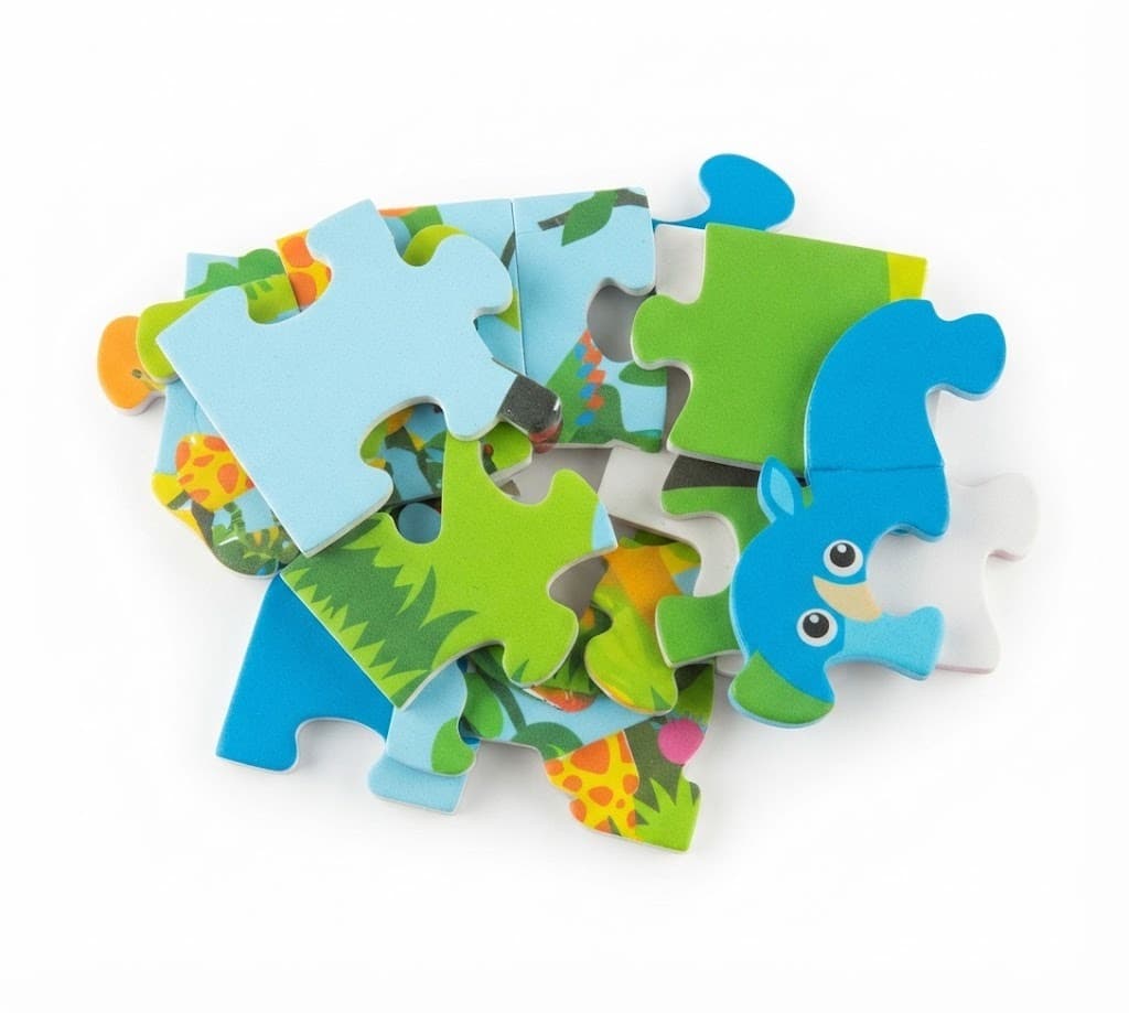 No Brand Wild Animals Puzzle – 24-Piece Kids Jigsaw Puzzle for Ages 3+ | Educational Animal Puzzle stationary, toys & sports
