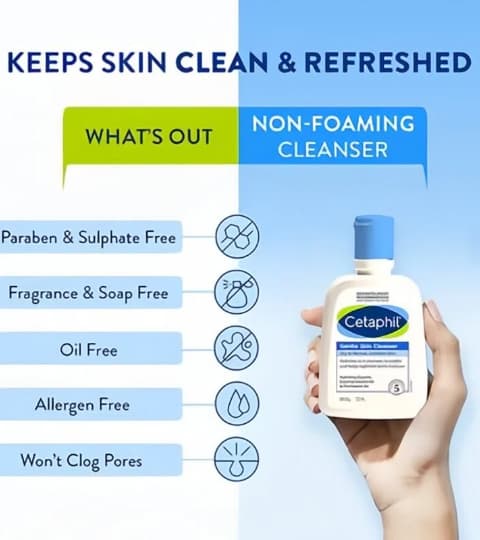 Cetaphil Cetaphil Gentle Skin Cleanser for Dry to Normal & Sensitive Skin – 125ml daily essentials & lifestyle