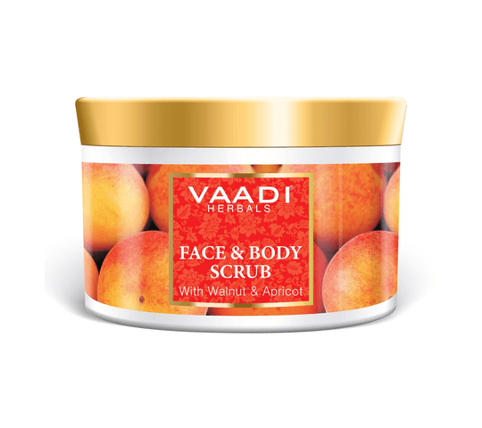 Vaadi Organics - Face And Body Scrub With Walnut And Apricot (500 gms) - VH0462