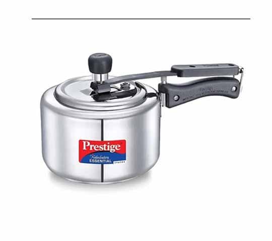 Prestige Nakshatra Svachh 3L Stainless Steel Pressure Cooker – Model 20537 | Durable & Easy Clean