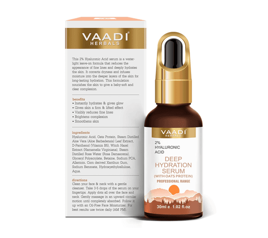 Vaadi Organics Vaadi Organics - Deep Hydration Serum With 2% Hyaluronic Acid & Oats Protein (30 ml) - VH0688 daily…