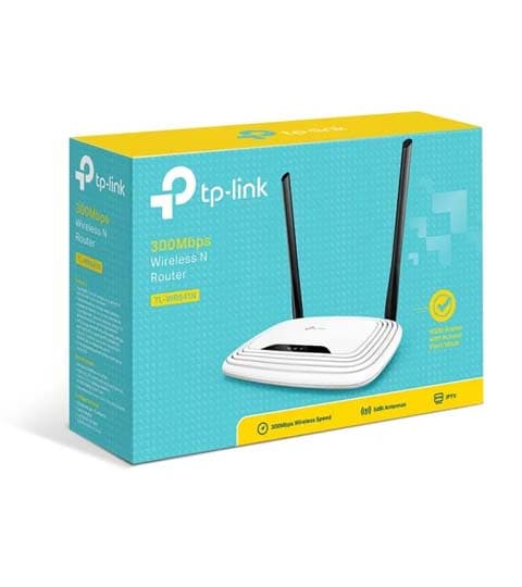 TP-Link TL-WR841N Wireless N Router 300Mbps 2.4GHz Dual Antenna WiFi Router – Stable High-Speed Internet for Home & Office