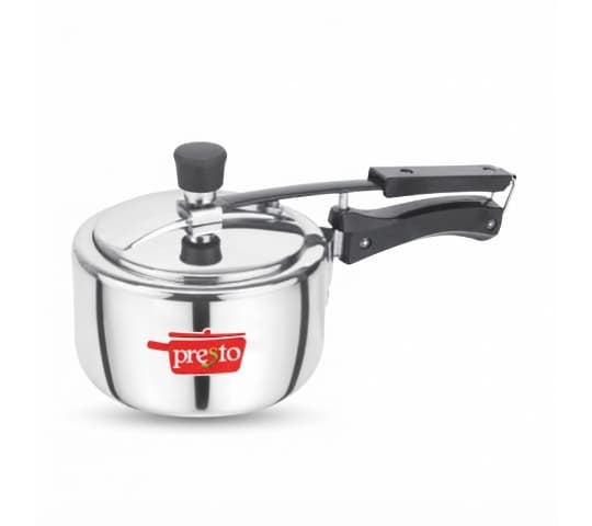 Presto Triply Stainless Steel Contura Inner Lid Pressure Cooker 2 Litre | Induction Base