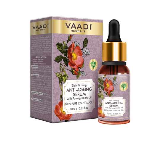 Vaadi Organics - Vitamin E Anti Ageing Serum with Pomegranate Oil - Reduces Fine Lines, Lightens Wrinkles & Brightens Complexion (10 ml) - VH0635