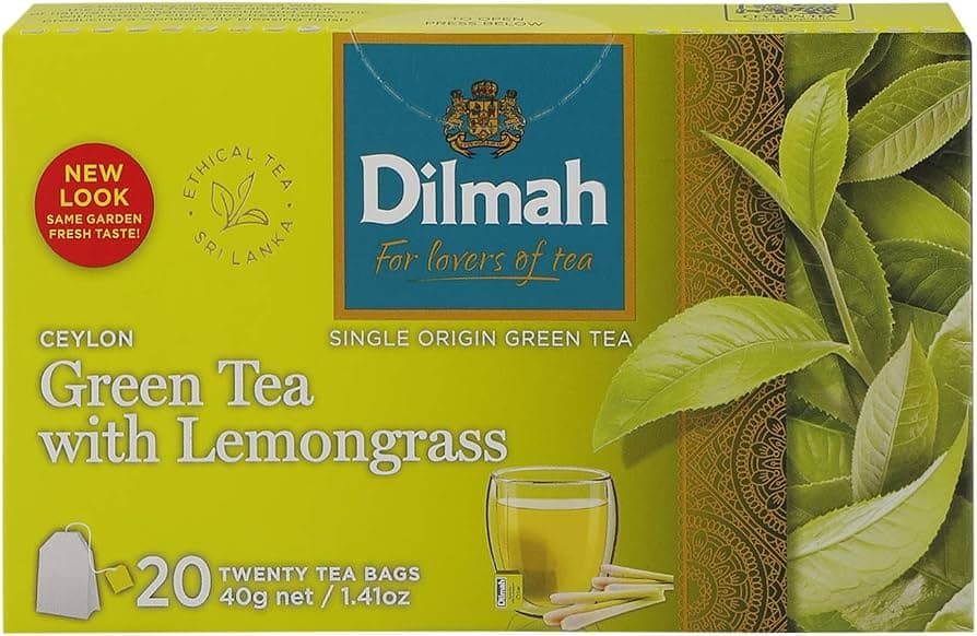 Dilmah Dilmah Green Tea with Lemongrass | Premium Natural Herbal Tea daily essentials & lifestyle — thumbnail 3 of 3