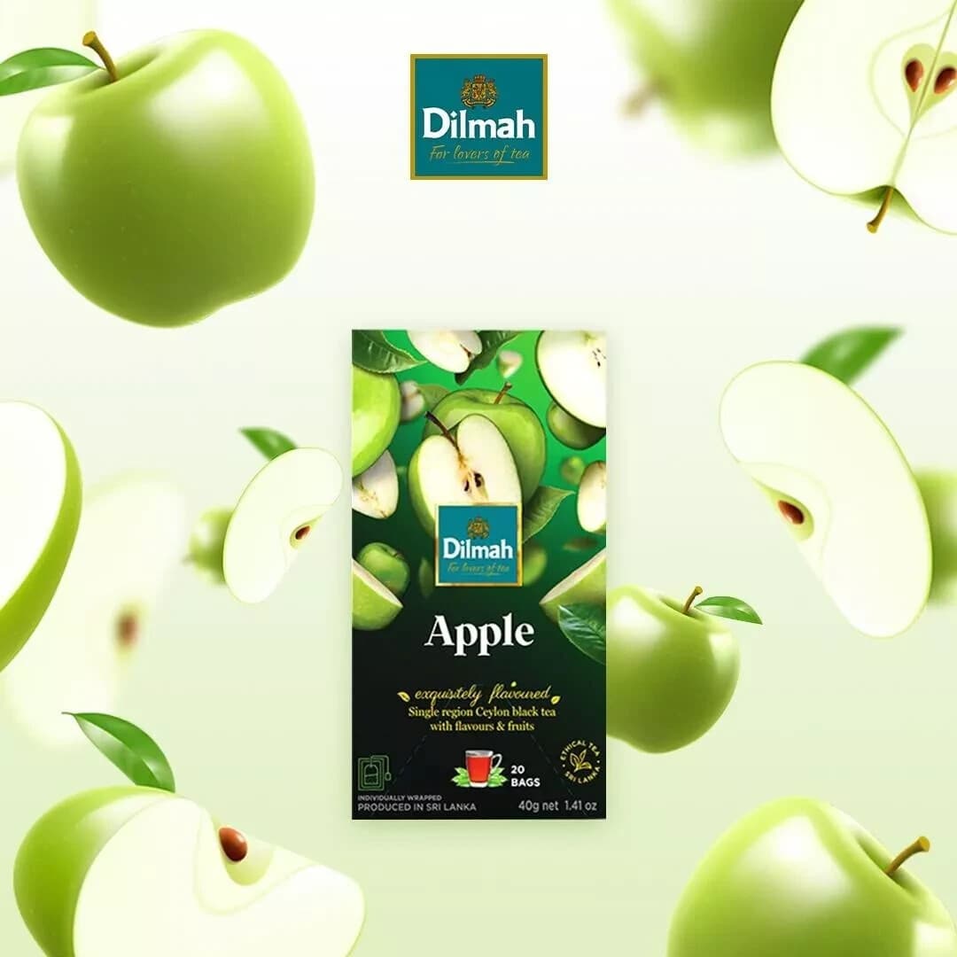 Dilmah Dilmah Apple Flavoured Ceylon Black Tea (20 Tea Bags) daily essentials & lifestyle — thumbnail 3 of 4