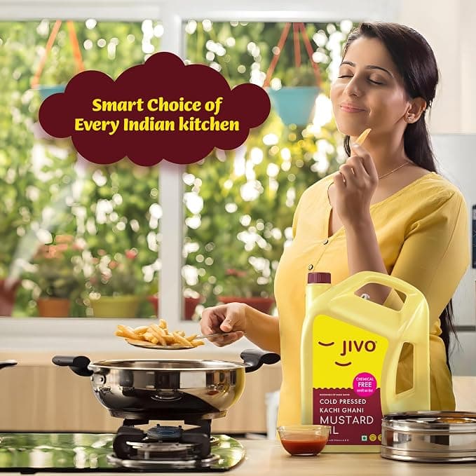 Patanjali Patanjali Mustard Oil 5 Litre | Pure Kachi Ghani Cooking Oil daily essentials & lifestyle — image 1 of 4