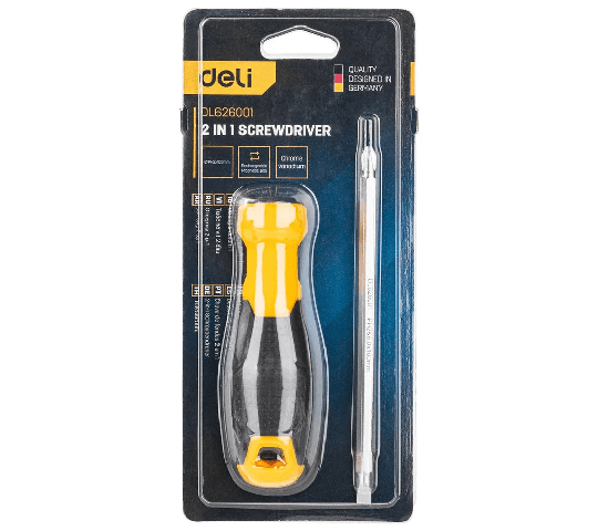 Deli Tools Deli Interchangeable Screwdriver 6/PH2x100mm EDL626001 | Magnetic Phillips Screwdriver | Durable Hand Tool… — thumbnail 3 of 3