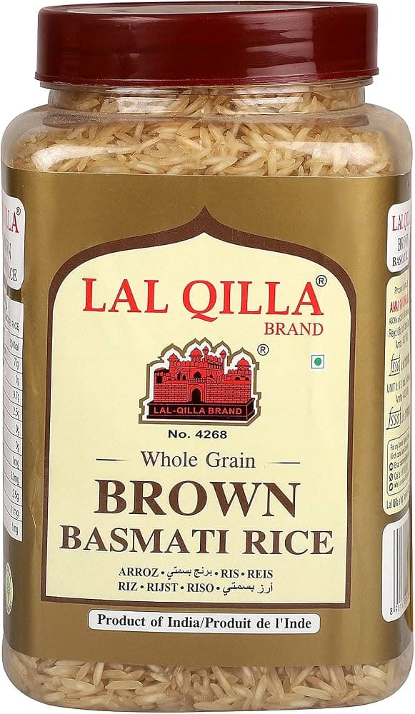 Lal Qilla Lal Qilla Brown Basmati Rice 1kg | Premium Whole Grain Aromatic Rice daily essentials & lifestyle — thumbnail 2 of 3