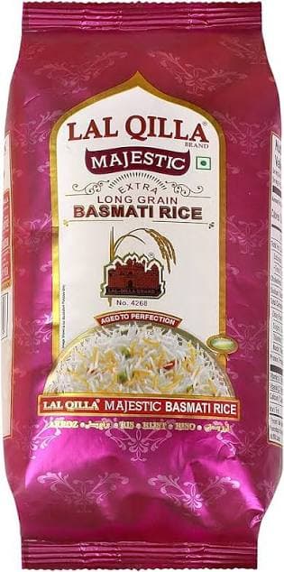 Lal Qilla Lal Qilla Majestic Steamed Basmati Rice – 1kg Premium Long Grain Rice daily essentials & lifestyle — thumbnail 5 of 5