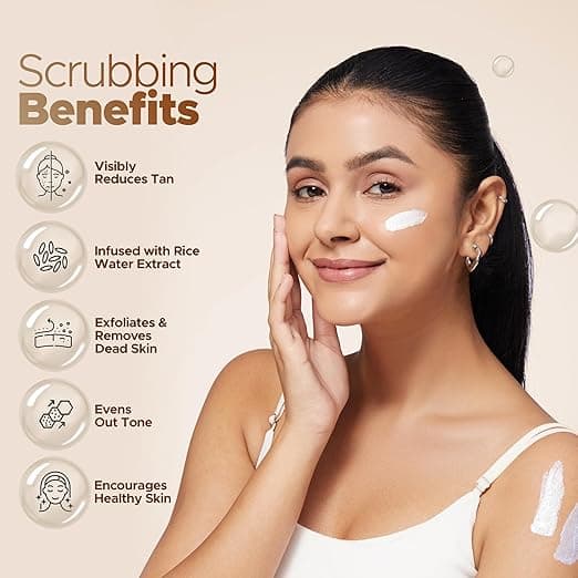 HILARY RHODA Hilary Rhoda De-Tan Face & Body Scrub | Tan Removal & Skin Brightening Scrub daily essentials & lifestyle — thumbnail 6 of 7