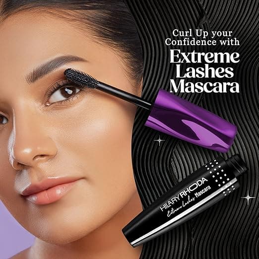 HILARY RHODA Hilary Rhoda Extreme Lashes Black Mascara | Long Lasting Volumizing Mascara daily essentials & lifestyle — thumbnail 6 of 7