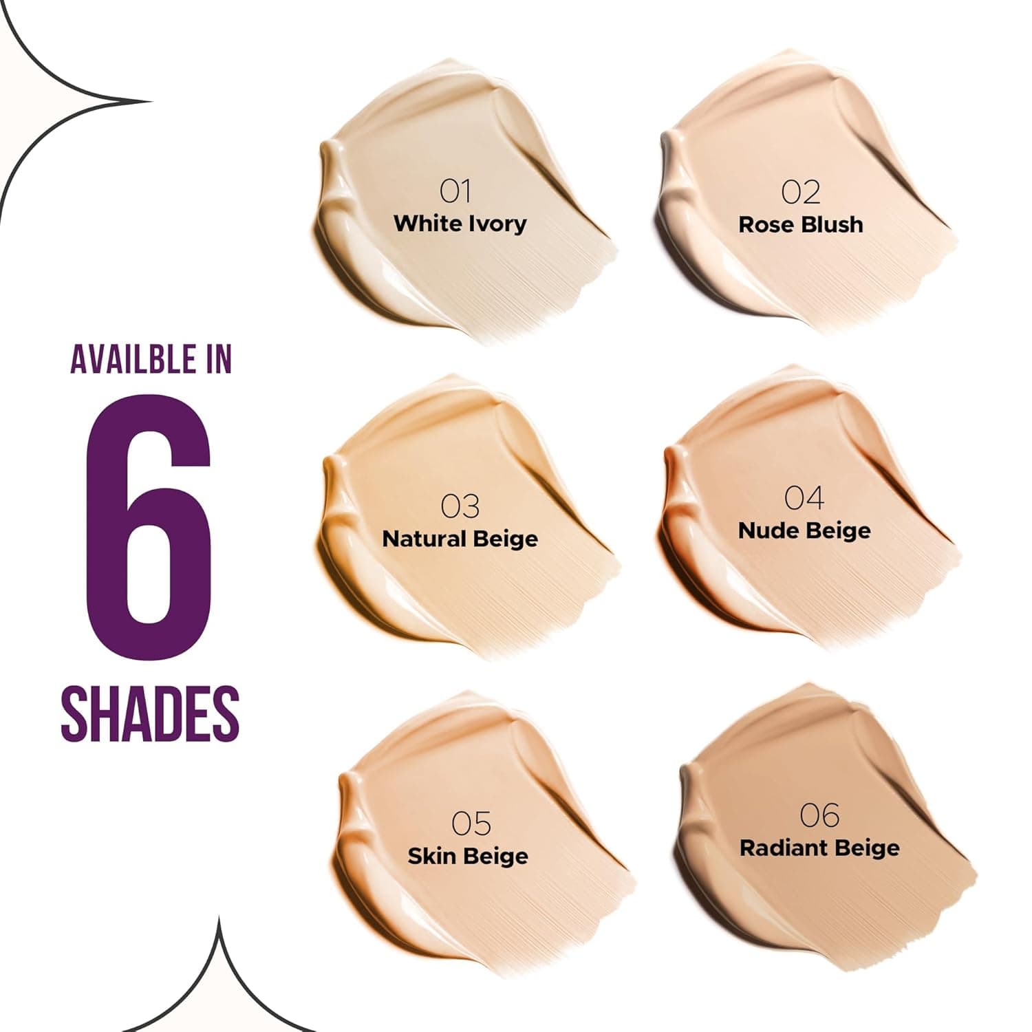 HILARY RHODA Hilary Rhoda High Definition Liquid Foundation for Women – Shade 03 Natural Beige | Flawless Matte Finish… — image 1 of 6