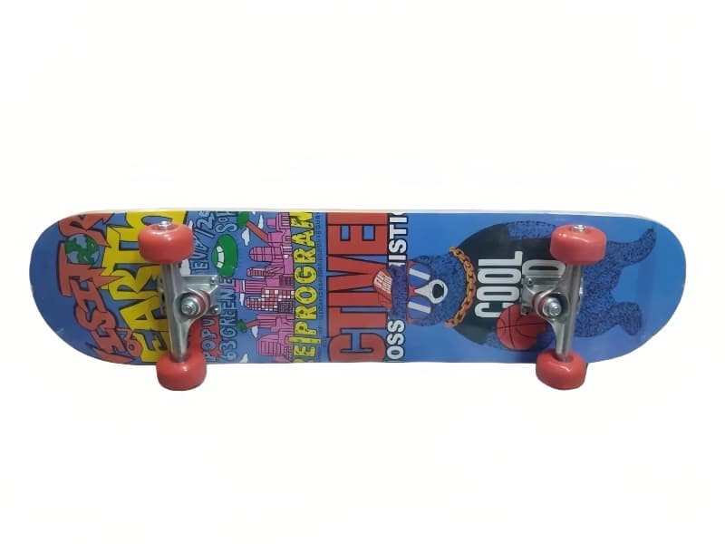Medium Skateboard for Kids – Cool Kid Print Design | Lightweight & Durable Skateboard stationary, toys & sports — image 1 of 2