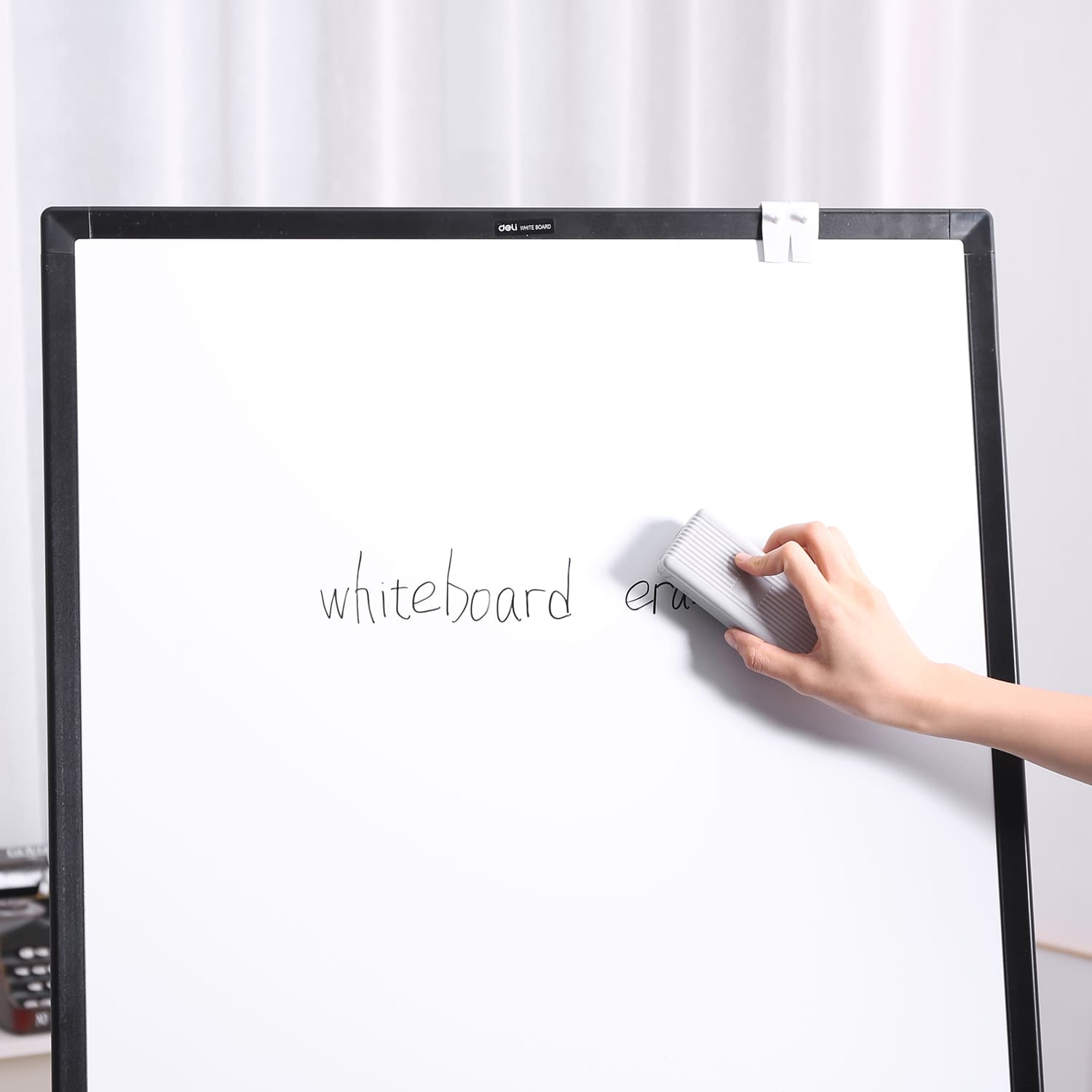 Deli Deli E7810 Whiteboard Eraser – Durable Whiteboard Duster for School, Office & Classroom stationary, toys & sports — thumbnail 2 of 4