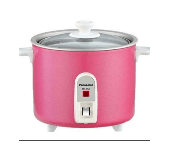 Panasonic - Panasonic SR-3NA-PINK 0.3 Litre Drum Rice Cooker - Big Digital