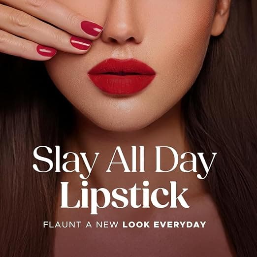 HILARY RHODA Hilary Rhoda PREMIUM Slay All Day Matte Lipstick | Long-Lasting Waterproof Lip Color daily essentials &… — thumbnail 7 of 8