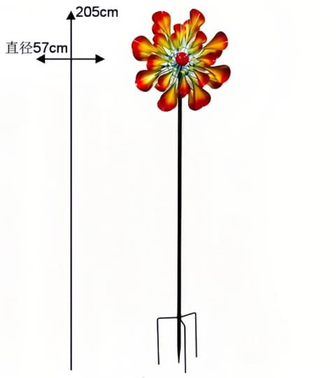 Senwell Senwell Metal Wind Spinner Outdoor Garden Decor #109 home decor — thumbnail 2 of 2