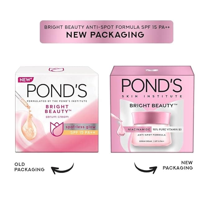 Ponds POND’S Bright Beauty SPF 15 PA++ Serum Cream 50g – Skin Brightening Daily Moisturizer with Sun Protection daily… — thumbnail 5 of 5