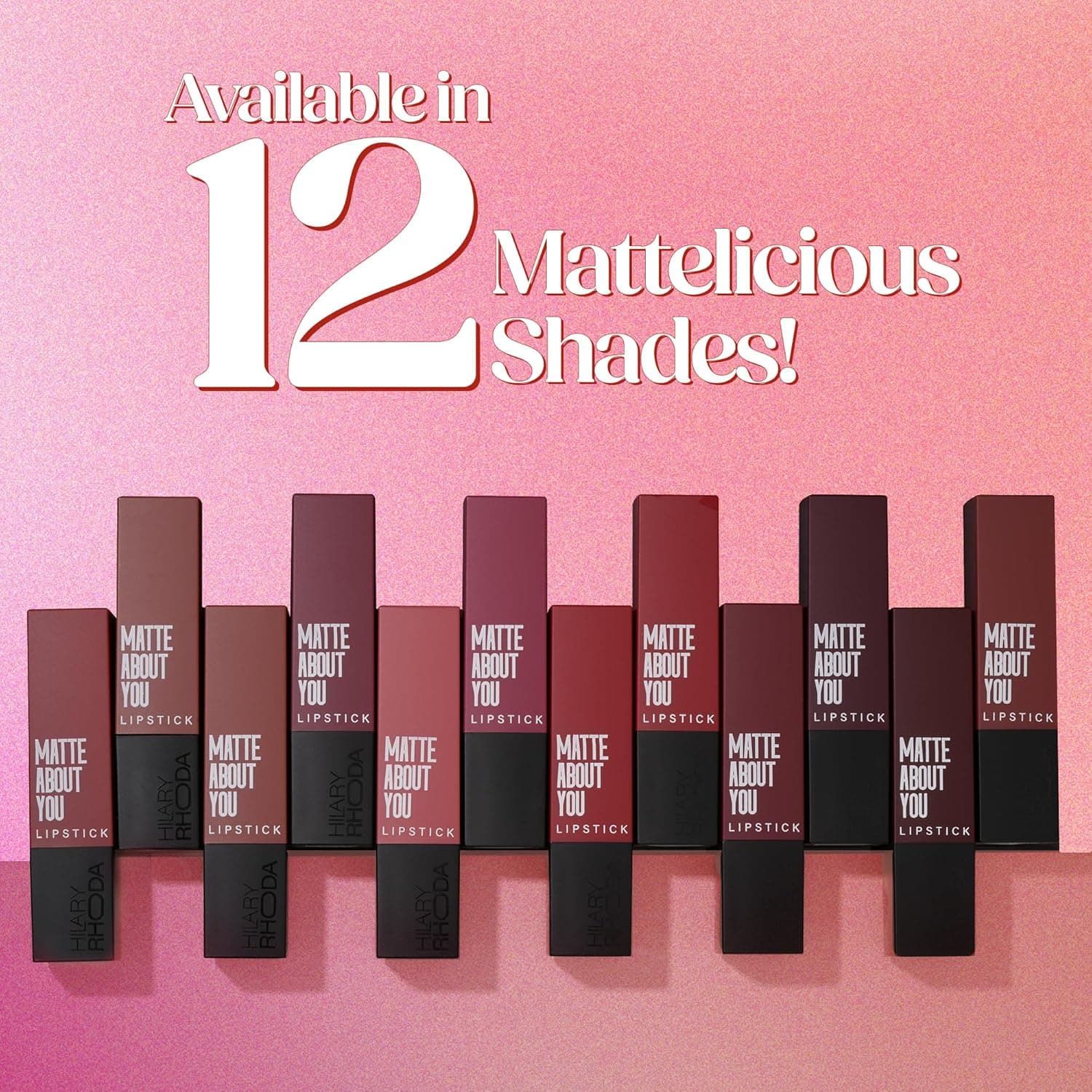 HILARY RHODA Hilary Rhoda Matte About You Lipstick | Long-Lasting Velvet Matte Lip Color daily essentials & lifestyle — thumbnail 3 of 7