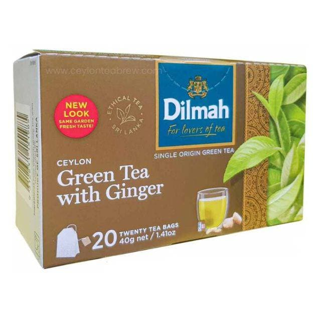 Dilmah Dilmah Pure Ceylon Green Tea with Ginger 20 Tea Bags | Natural Wellness Tea daily essentials & lifestyle — thumbnail 3 of 5