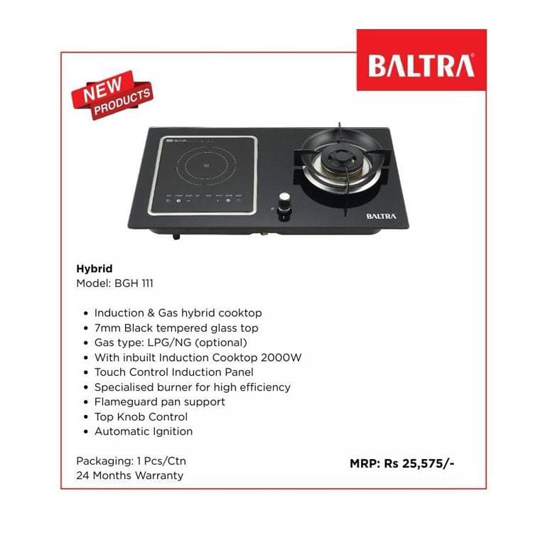 Baltra Baltra Hybrid Induction and Gas Cooktop BGH 111 electronics — thumbnail 2 of 2
