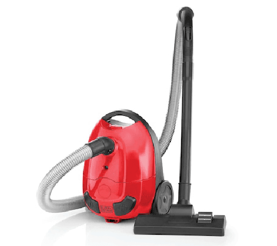 Black+Decker 1000 Watt Bagged Vacuum Cleaner – Compact & Powerful Cleaning Solution VM1200-B5