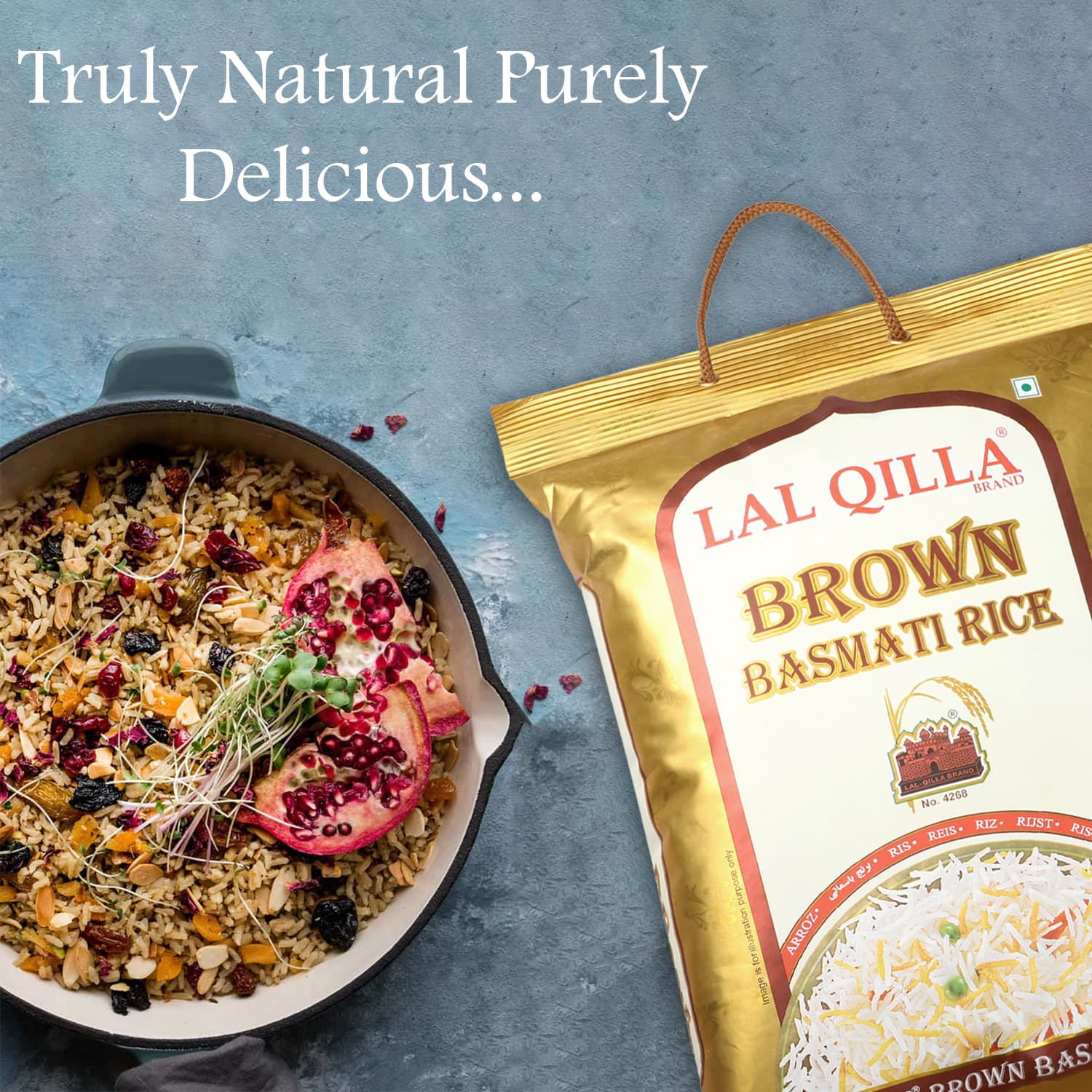 Lal Qilla Brown Basmati Rice 5 Kg – Premium Whole Grain Long Grain Rice daily essentials & lifestyle — thumbnail 2 of 4