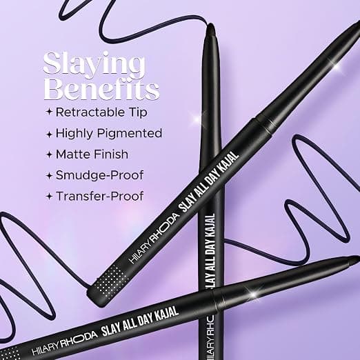 HILARY RHODA Hilary Rhoda Slay All Day Kajal | Waterproof Smudge-Proof Eye Kajal daily essentials & lifestyle — thumbnail 3 of 5