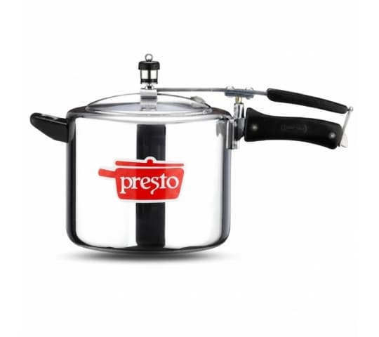 Presto Pressure Cooker Aluminium Classic Inner Lid 14 Litre | Heavy Duty Pressure Cooker for Large Families