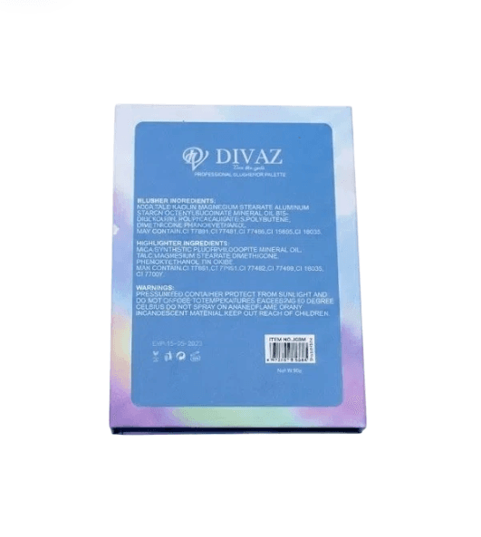 Divaz Divaz Blusher & Highlighter Palette | Highly Pigmented Face Makeup Palette for Natural Glow daily essentials &… — thumbnail 2 of 2