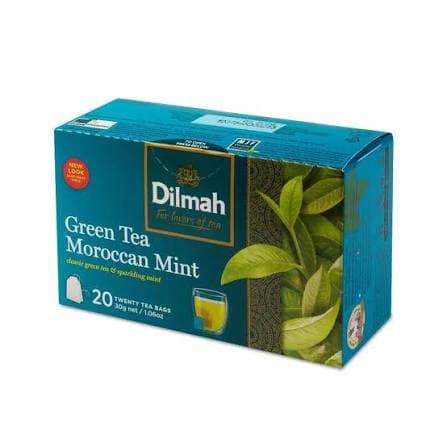 Dilmah Dilmah Green Tea with Moroccan Mint – 20 Tea Bags | Premium Herbal Green Tea daily essentials & lifestyle — thumbnail 3 of 6