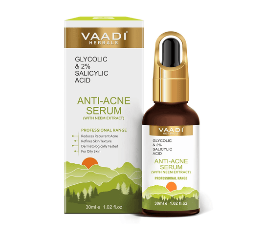 Vaadi Organics - Anti-Acne Serum With Glycolic & 2% Salicylic Acid (30 ml) - VH0687