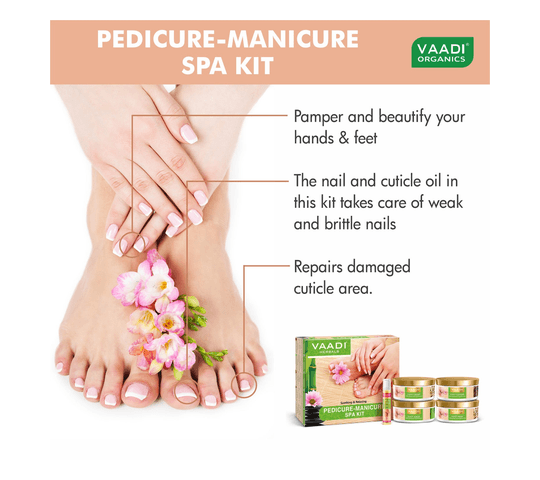Vaadi Organics Vaadi Organics - Pedicure Manicure Spa Kit - Soothing & Refreshing (640 gms) - VH0466 daily essentials &…
