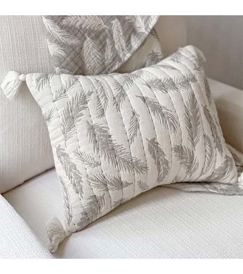 Crane Baby BC-110PC-2 Jacquard Feather Decorative Nursery Pillow