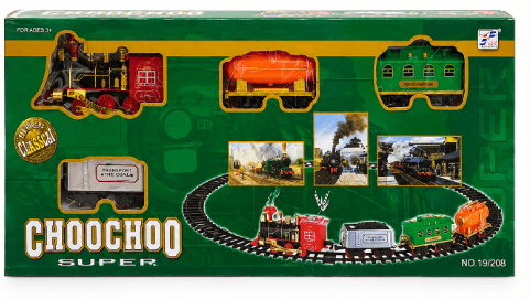 ChooChoo Super Classic Train Set Toy – 19 Pieces