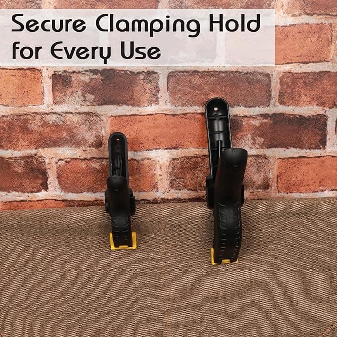 Deli Tools Deli EDL110006 Spring Clamp 6 Inch – Heavy Duty Plastic Grip Clamp hardware & machinery — thumbnail 2 of 3